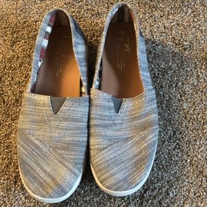 Toms Avalon woven slip on shoes